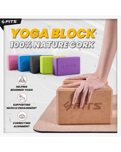 FITS Standard Yoga Block Bricks
